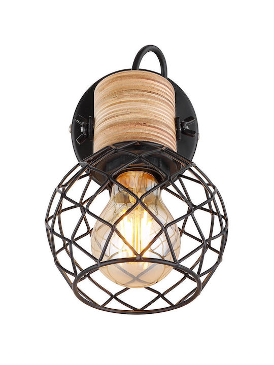 Globo Lighting Leuchte Wand Schwarz 12x17.5cm