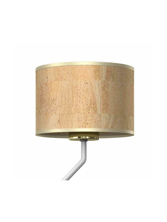 Eko Light Cork Φωτιστικό Τοίχου Λευκό 18εκ.