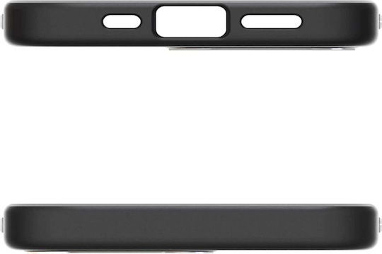 Spigen Enzo Aramid Umschlag Rückseite Aramidfaser Schwarz iPhone 17e / 16e