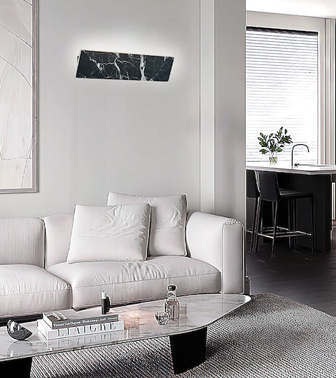 Viokef Modern Leuchte Wand Schwarz 40cm