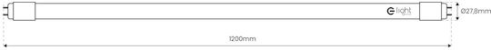 Lampă LED Premium 15.5w 2500lm 6500k 120cm Garanție 5 Ani