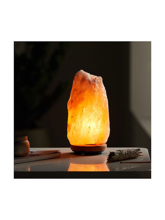 Globo Lighting Lustră Decorativă Sare Himalaya cu Soclu pentru Bec E14 Gri