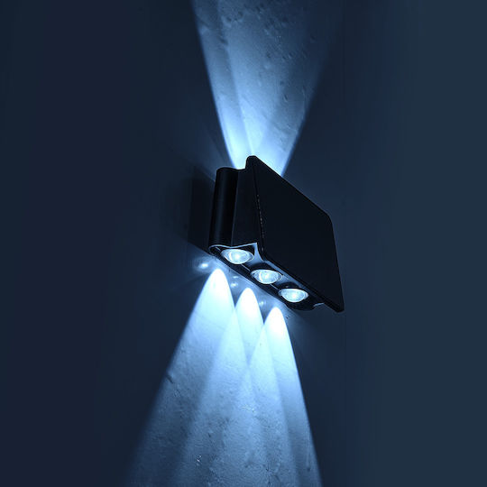 Eko Light Wall Mounted Solar Light 4W 50lm with Cold White Light 6000K IP54