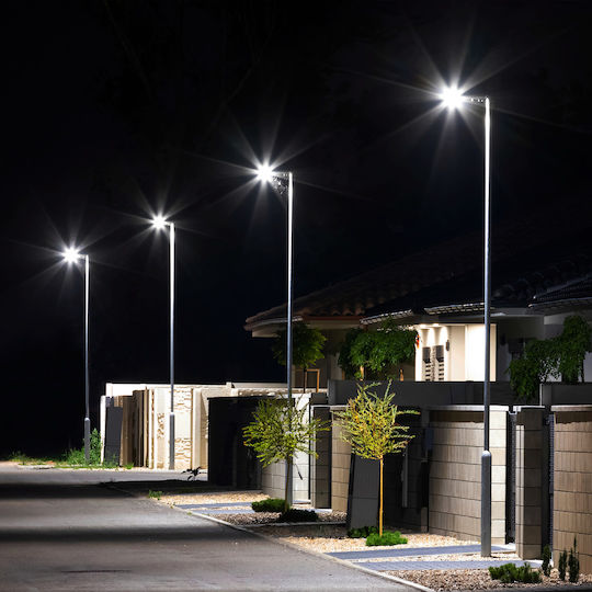 Eko Light Street Solar Light 150W 1800lm Cold White 6000K with Remote Control IP65 140cmx70cmcm