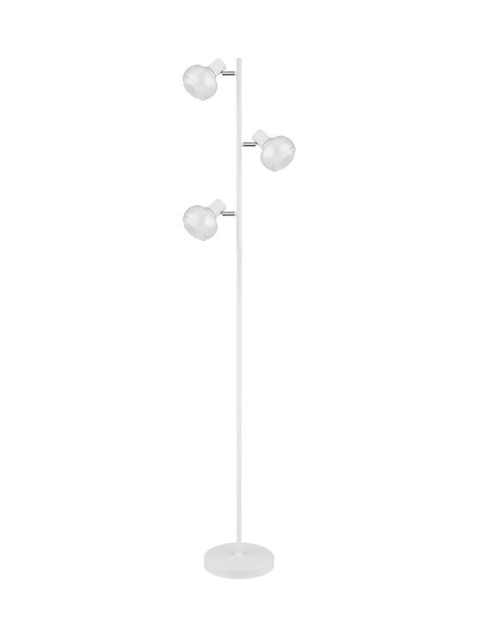 Globo Lighting Φωτιστικό Δαπέδου Υ154εκ. Λευκό