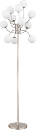Globo Lighting Φωτιστικό Δαπέδου Υ200xΜ62εκ. με Ντουί για Λαμπτήρα G9 Ασημί