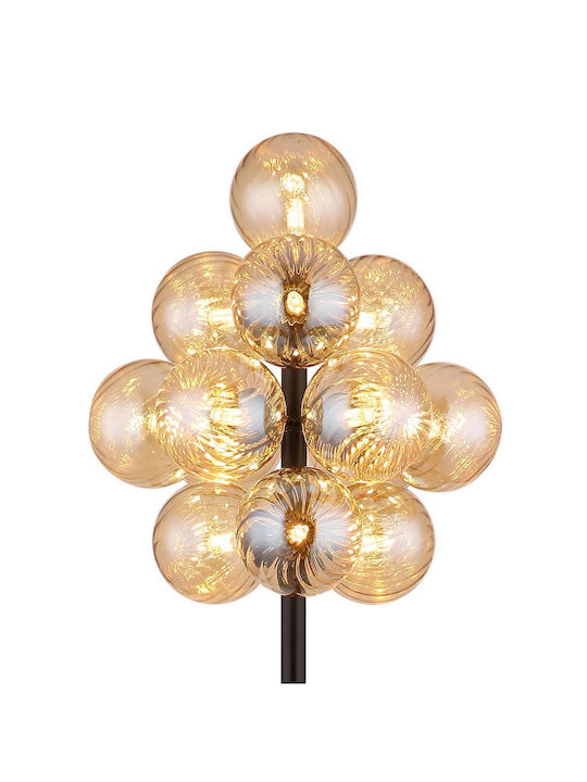 Globo Lighting Φωτιστικό Δαπέδου Υ160εκ. Μαύρο