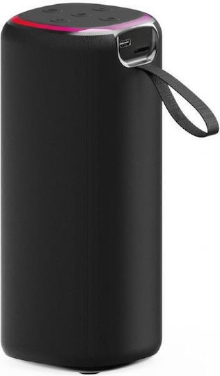 Gembird Bluetooth Speaker 10W with Radio and Battery Life up to 4 hours Black SPK-BT-LED-08L