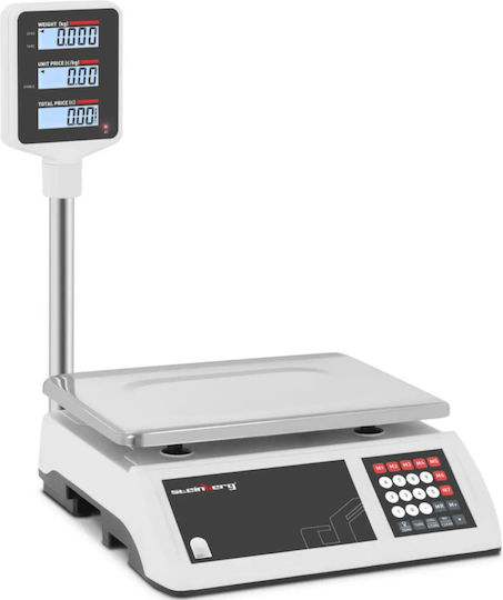 LCD 15kg 2g Tisch-Einzelhandelswaage