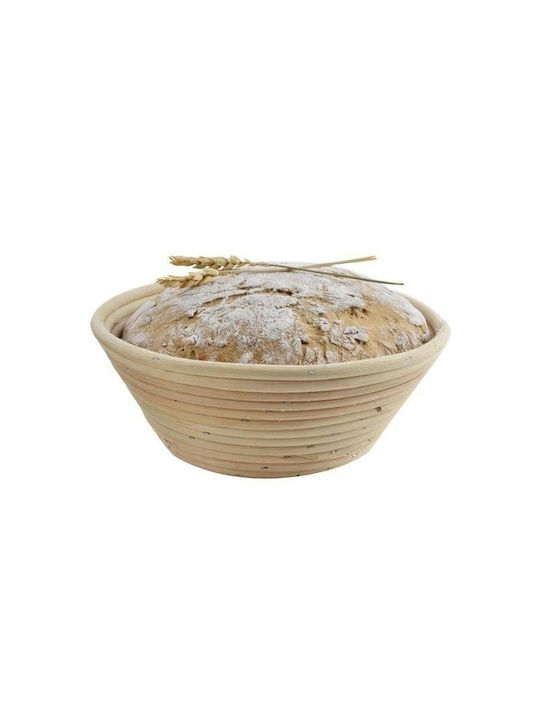 Orion Ψωμιέρα από Rattan Μπεζ 21x21cm