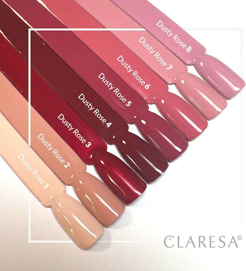 Claresa Dusty Rose 003 Gel Nail Polish Dusty Rose with Glitter 5ml