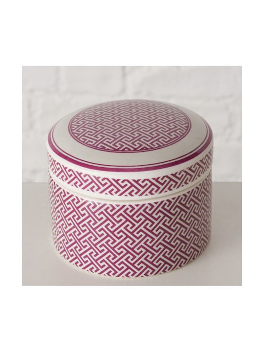 Boltze Vase General Use with Lid Ceramic White 260ml