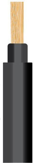 Eurolamp Power Cord In Black Colour 1m Flexible