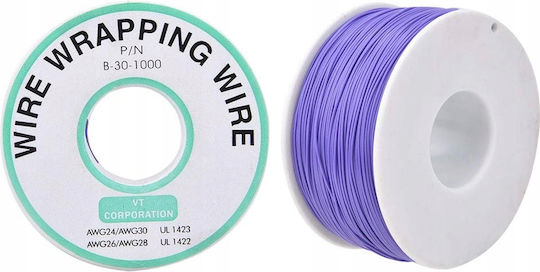 Kynar Awg 0.24mm Purple Cable 200m