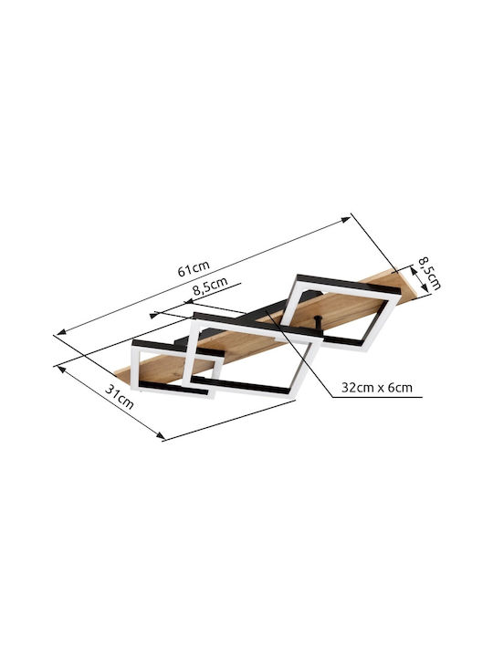 Globo Lighting Εξωτερικό LED Panel 24W