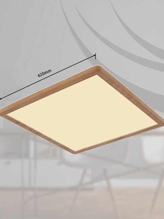 Globo Lighting Τετράγωνο Εξωτερικό LED Panel 24W