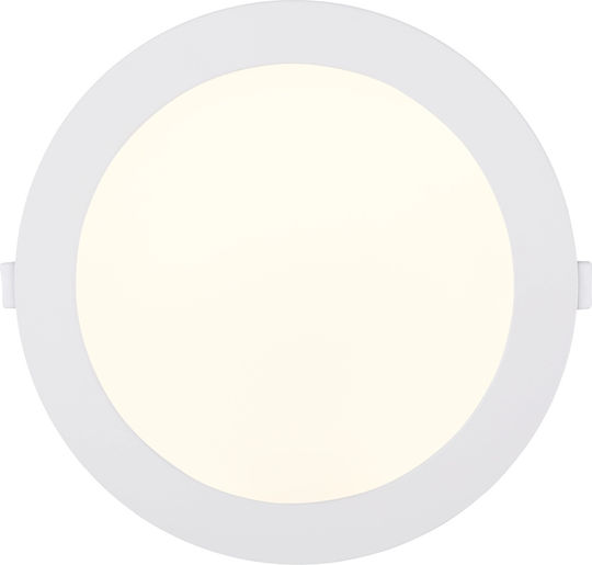 Globo Lighting Χωνευτό LED Panel 18W με Φυσικό Λευκό Φως 4000K