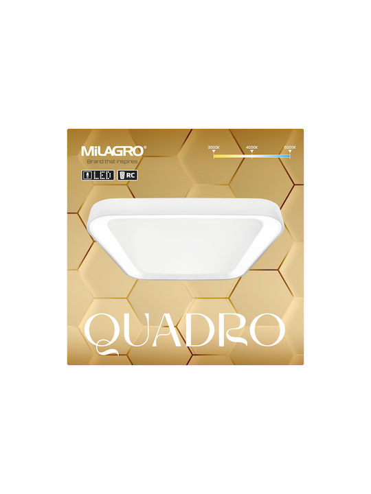 Eko Light Τετράγωνο Εξωτερικό LED Panel 38W με Ρυθμιζόμενο Λευκό Φως