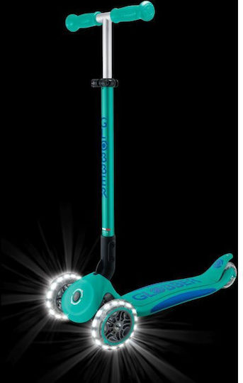 Globber Kids Scooter Foldable Elite 3-Wheel for 3+ Years Green