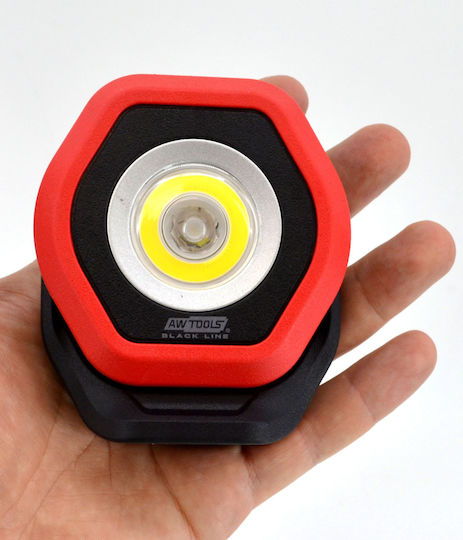 AWTools Arbeitsbeleuchtung Batterie LED IP65 mit einer Helligkeit von bis zu 250lm