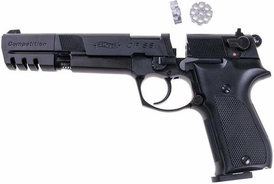 Umarex CO2 Air Pistol Walther CP88 Competition Black Metal 4.5mm