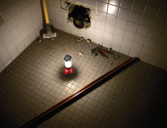 Milwaukee Rechargeable Workshop Light LED IP24 with Brightness up to 400lm M12 LL-0
