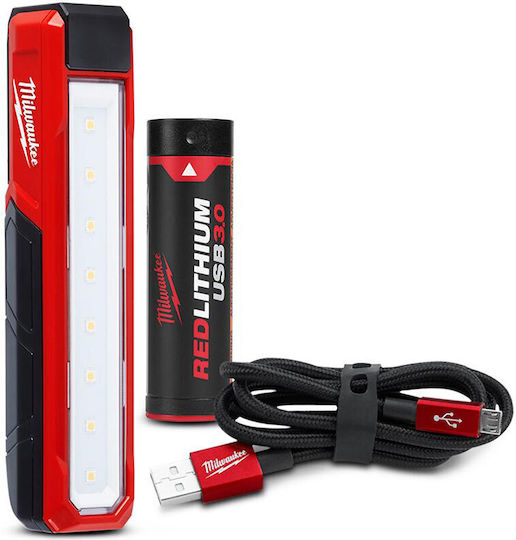 Milwaukee Battery Workshop Light LED IP54 with Brightness up to 445lm L4 FL-301