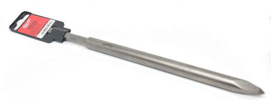 Milwaukee Pointed Chisel 250x20mm with SDS Plus Socket