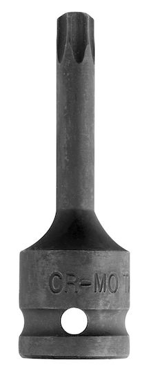 Neo Tools Bit-Stecknuss Pneumatisch mit Torx-Bit und Antriebsvierkant 1/2'' Größe T45 1Stück