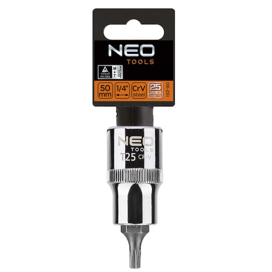 Neo Tools Walnut Pneumatic with Torx Head and Socket 1/2'' T25x55mm