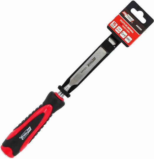AWTools Meißel Breite 18mm mit Kunststoff Griff Set 1Stück