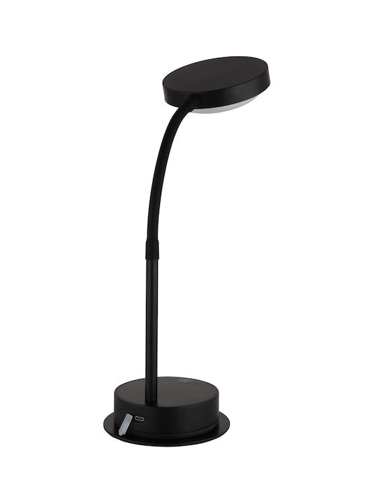 Globo Lighting Wiederaufladbar LED Schreibtischlampe in Schwarz Farbe