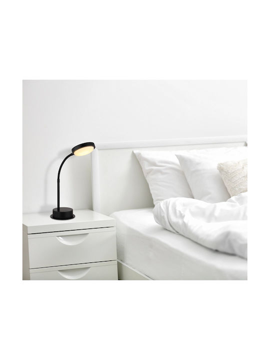 Globo Lighting Wiederaufladbar LED Schreibtischlampe in Schwarz Farbe
