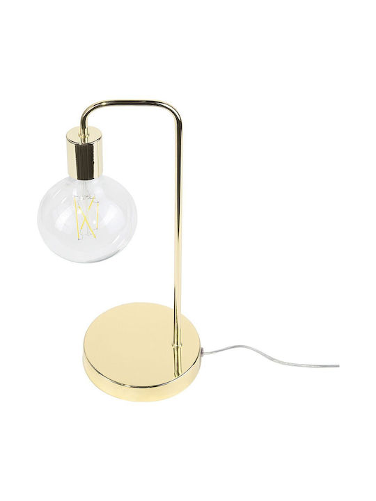 Beliani Schreibtischlampe in Gold Farbe