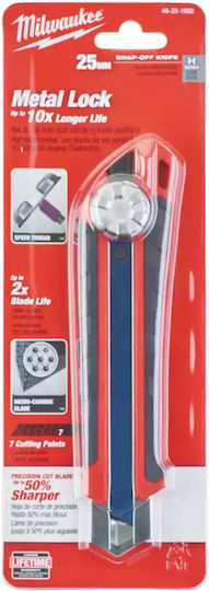 Milwaukee Cuțit pliant Securitate cu Plastic Corp și Lățime Lamă 25mm