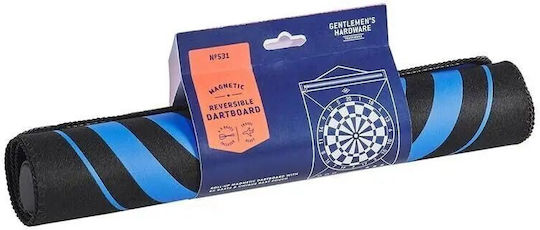 Gentlemen's Hardware Dartboard Roll Set with Target and 6 Magnetic Arrows