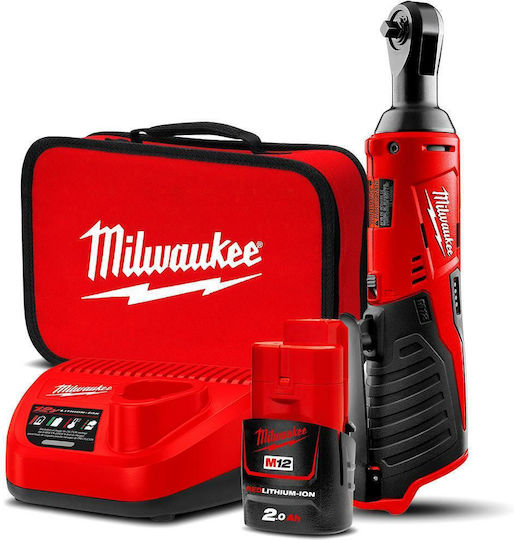 Milwaukee M12 IR-201B 3/8 Ηλεκτρική Καστάνια 3/8" Μπαταρίας 12V 1x2Ah με Θήκη