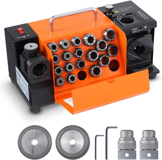 Drill Bit Sharpener Diameter 3-20 Mm Adjustable Point Angle 95° 135° Power 120 W