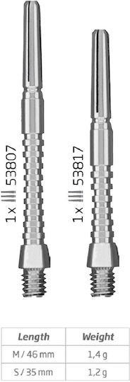 Bull's Techno Aluminium Στελέχος για Βελάκια