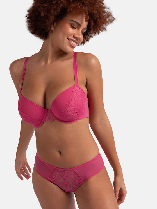 Γυναικεία Slip 2Pack με Δαντέλα Rose/beige