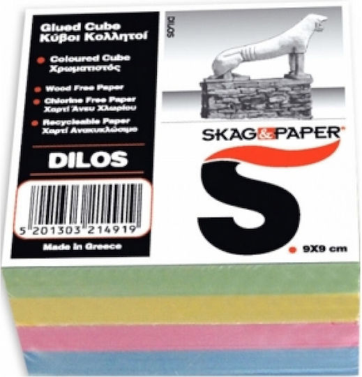 Skag Note Pads in Cube 9x9pcs 230865