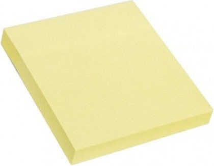 Office Point Sticky Note Pads 100 Sheets Yellow 10.1x7.6pcs