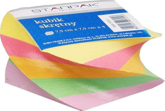 Starpak Note Pads in Cube 7.5x7.5pcs