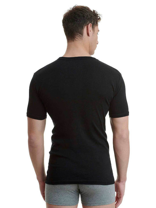 Herren Unterhemden in Schwarz Farbe 1Packung
