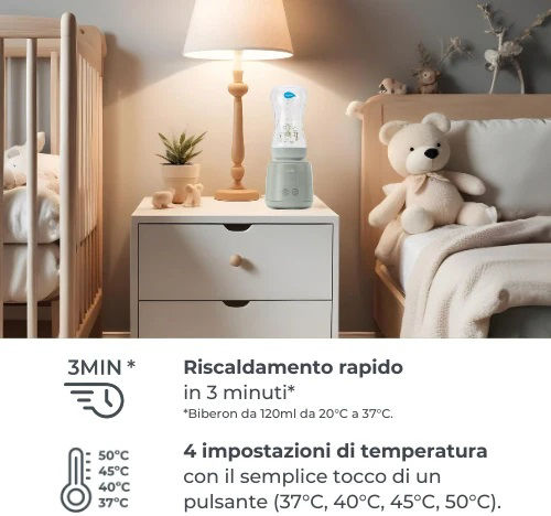 Nuvita Babyflaschenwärmer Mit Sterilisationsfunktion