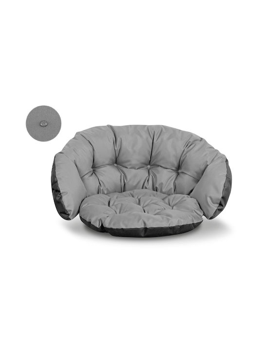 AIO Factory Waterproof Swing Cushion Garden Chair with Backrest Grey 40x122cm