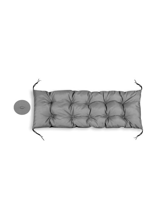 AIO Factory Wasserdichtes Sonnenbank-Kissen Mit Rückenlehne Grau 50x180cm