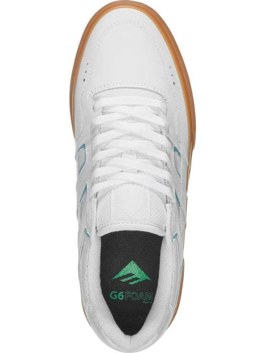 Herren Sneakers White Blue Gum