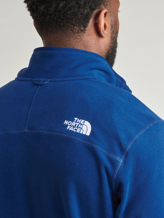 Men's Fleece Cardigan Estate Blue