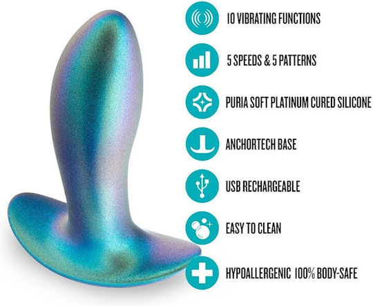 Blush Abenteuer Voyager Anal Plug mit Vibration Blau